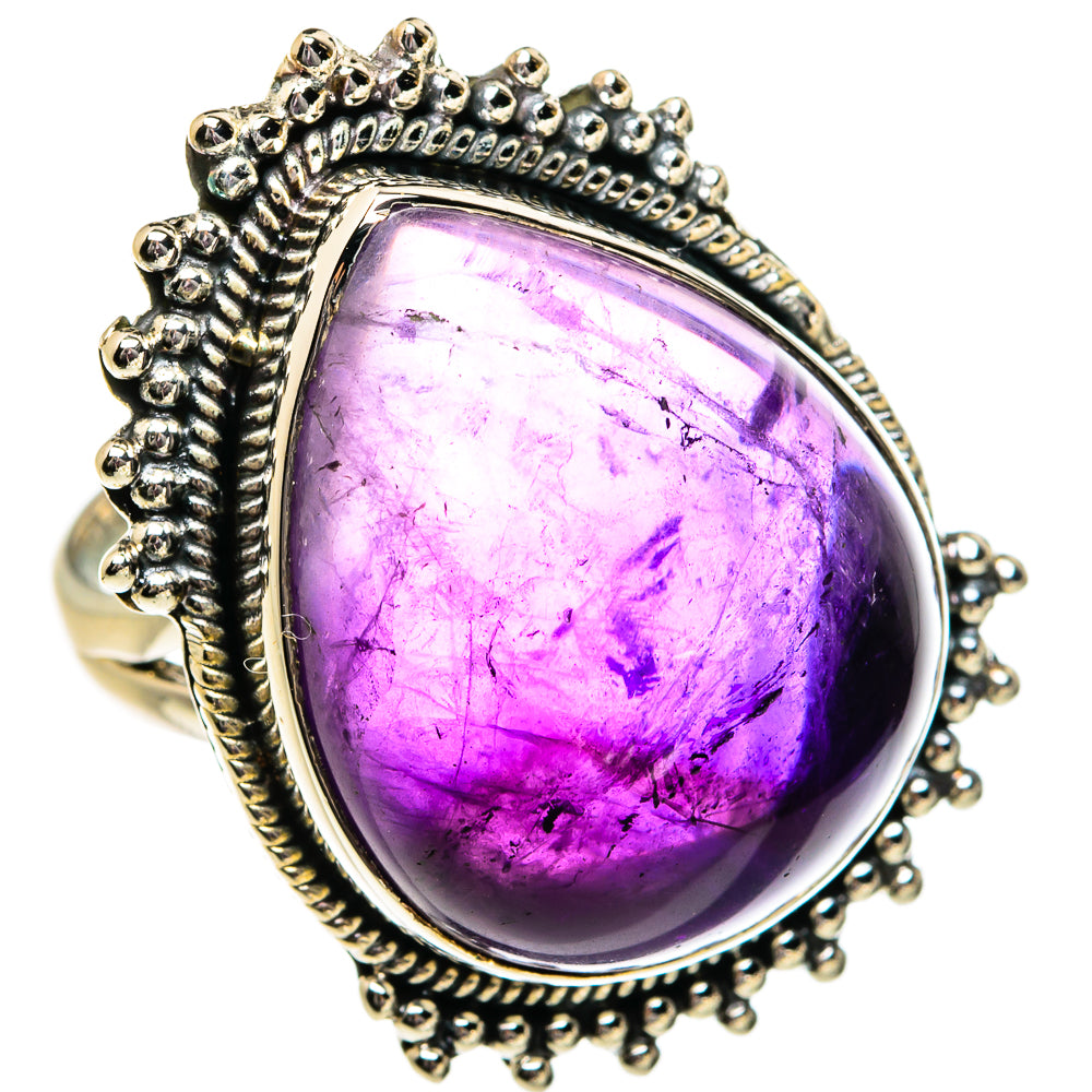 Amethyst Rings handcrafted by Anasilvercos - RING82013