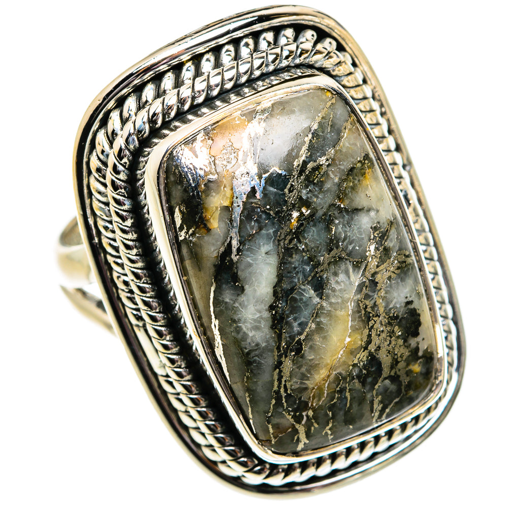 Astrophyllite Rings handcrafted by Anasilvercos - RING82017