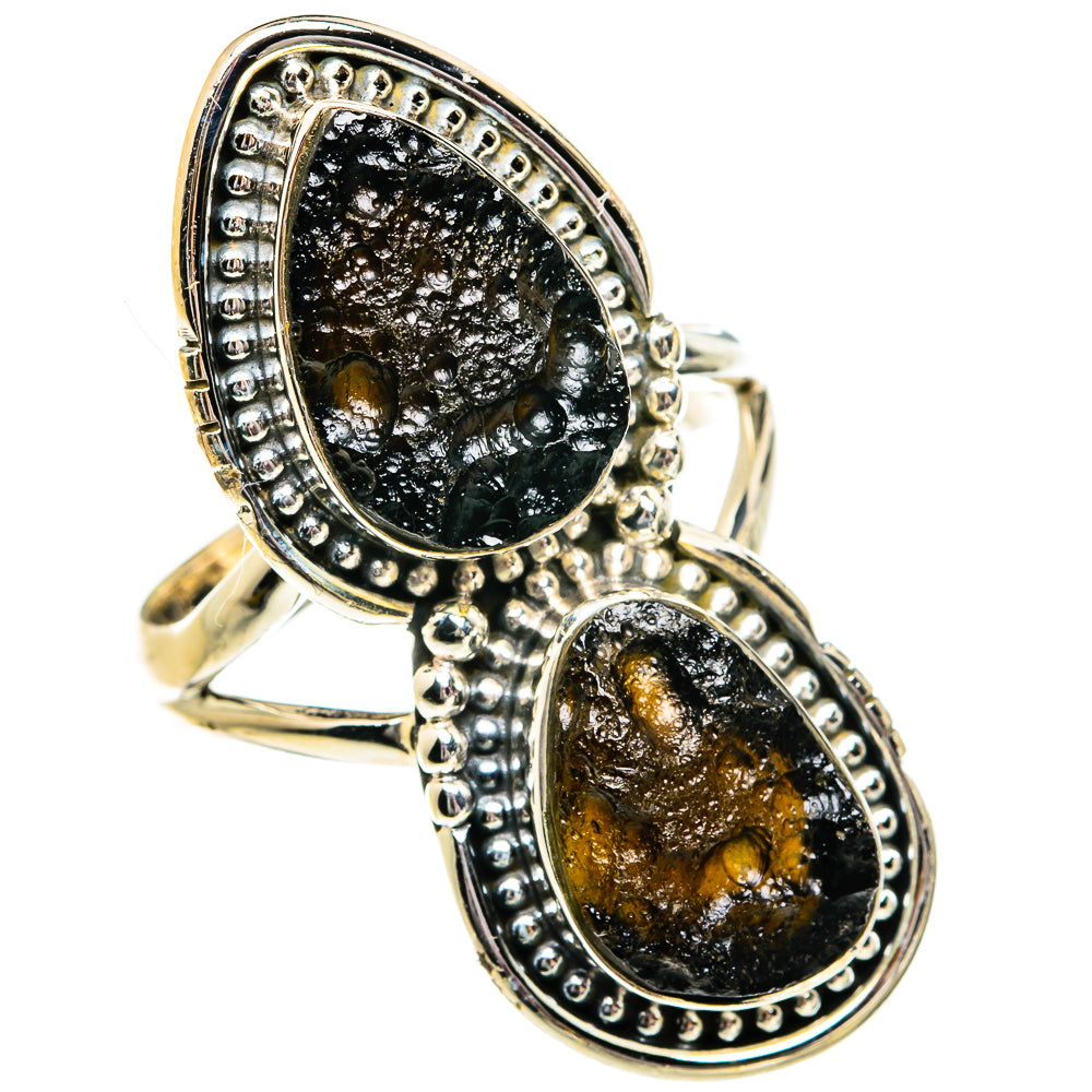 Tektite Rings handcrafted by Anasilvercos - RING82018