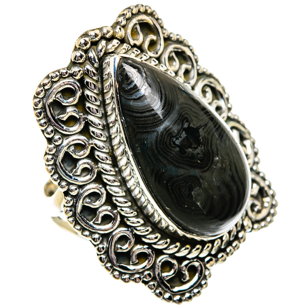 Psilomelane Rings handcrafted by Anasilvercos - RING82020 - Photo 2