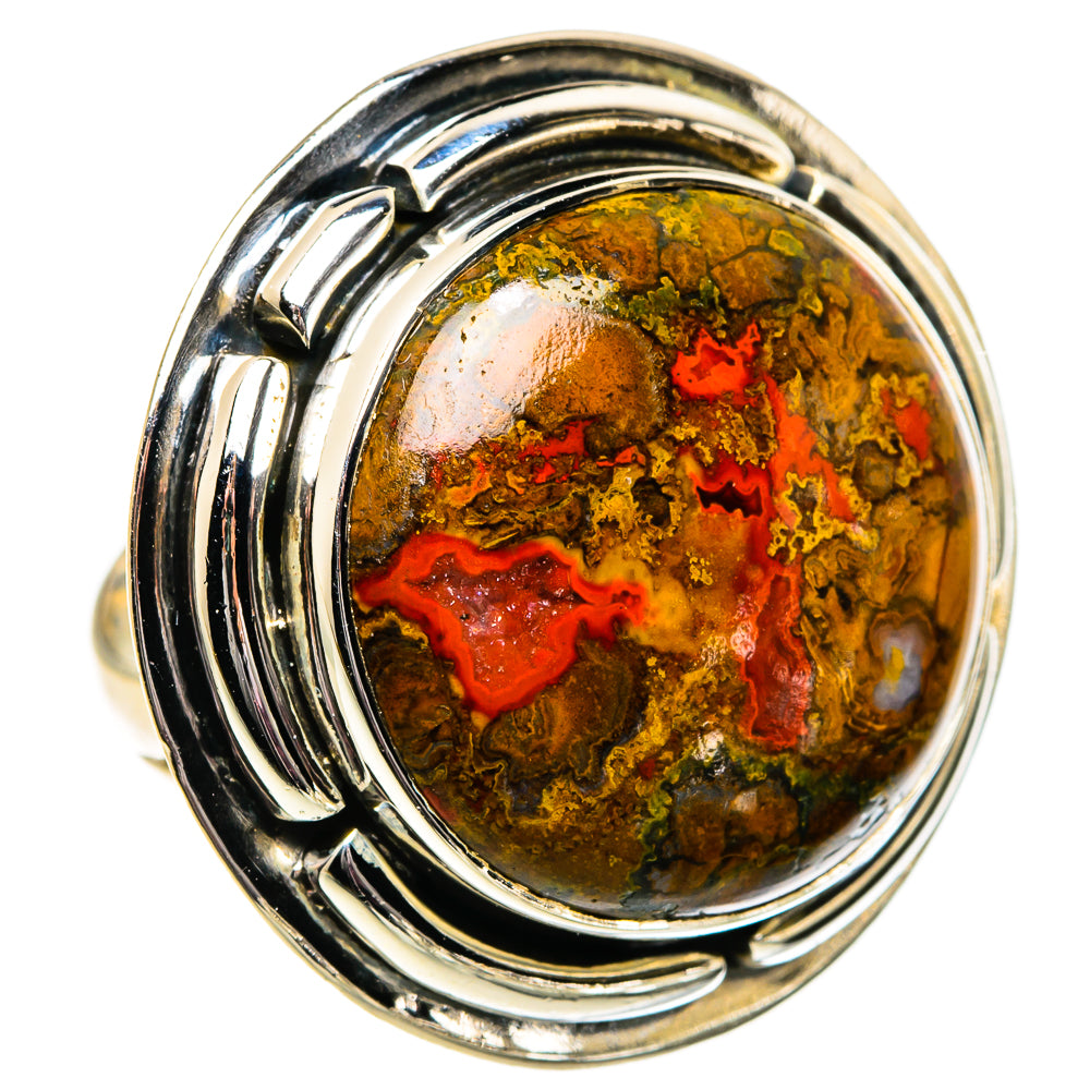 Moroccan Agate Rings handcrafted by Anasilvercos - RING82041