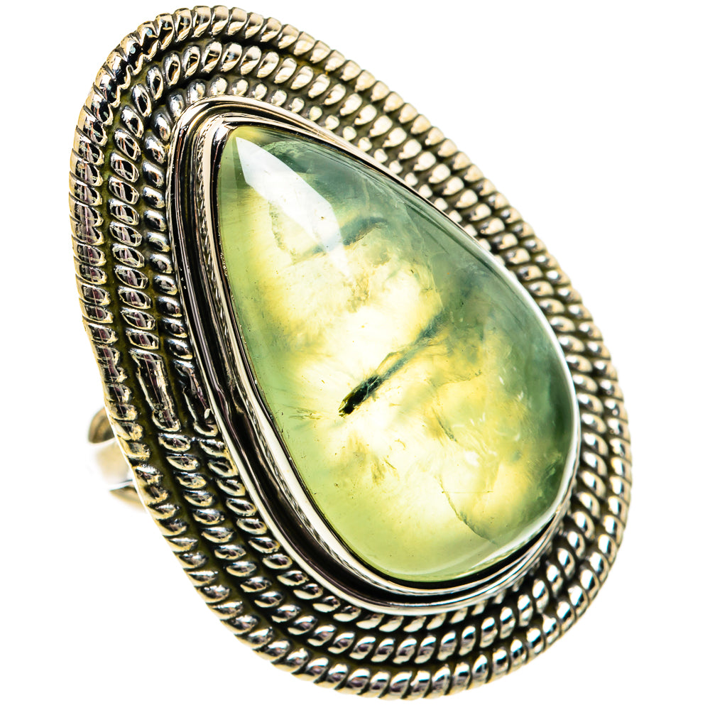 Prehnite Rings handcrafted by Anasilvercos - RING82062