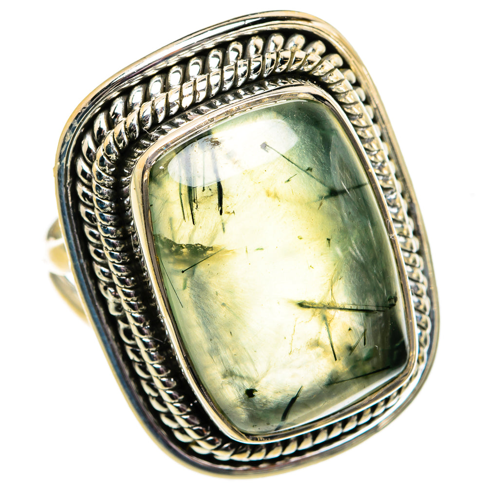 Prehnite Rings handcrafted by Anasilvercos - RING82065