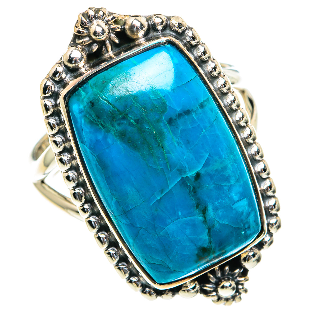 Chrysocolla Rings handcrafted by Anasilvercos - RING82071