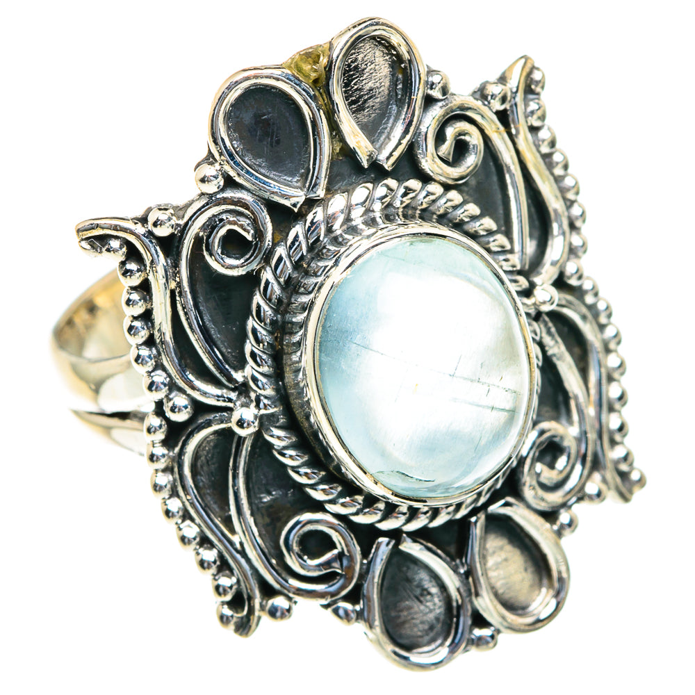 Aquamarine Rings handcrafted by Anasilvercos - RING82076