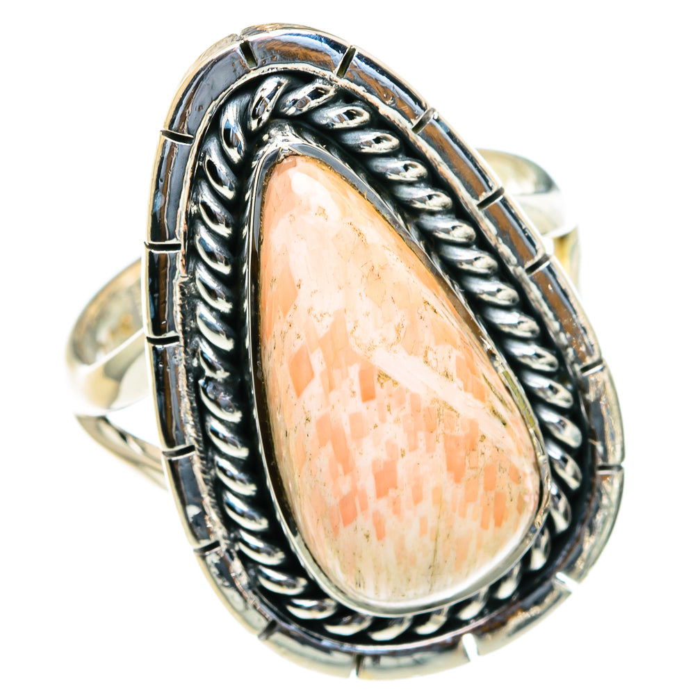 Scolecite Rings handcrafted by Anasilvercos - RING82086 - Photo 2