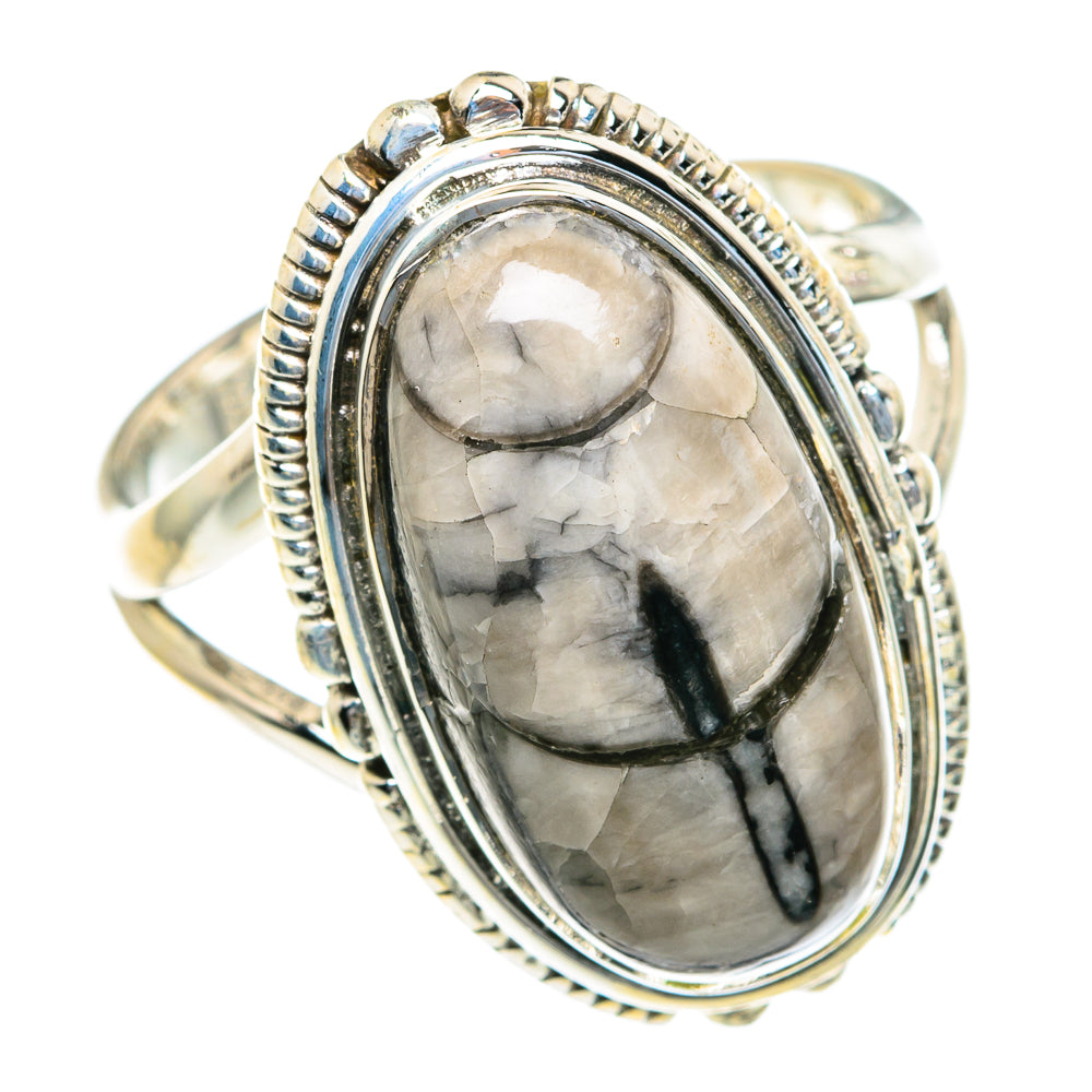 Orthoceras Fossil Rings handcrafted by Anasilvercos - RING82105