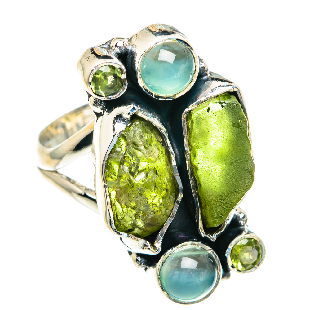 Peridot Rings handcrafted by Anasilvercos - RING82120