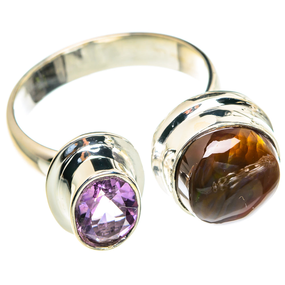 Mexican Fire Agate Rings handcrafted by Anasilvercos - RING82121