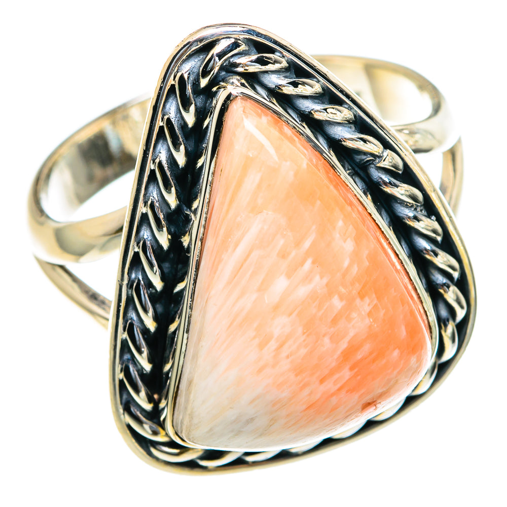Scolecite Rings handcrafted by Anasilvercos - RING82126