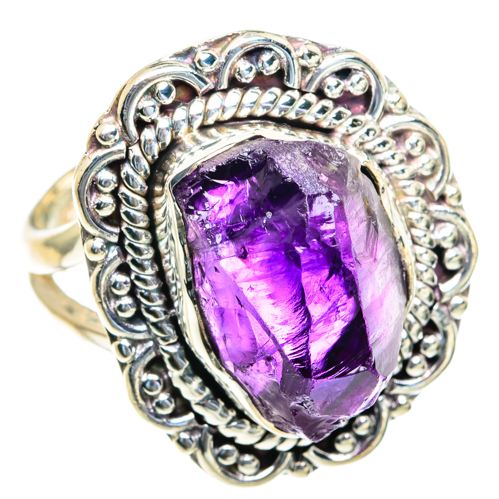 Amethyst Rings handcrafted by Anasilvercos - RING82130