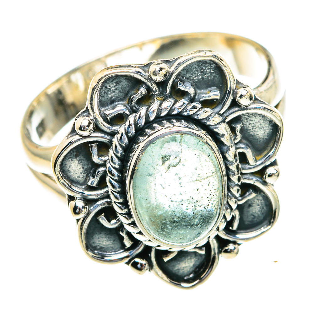 Aquamarine Rings handcrafted by Anasilvercos - RING82146