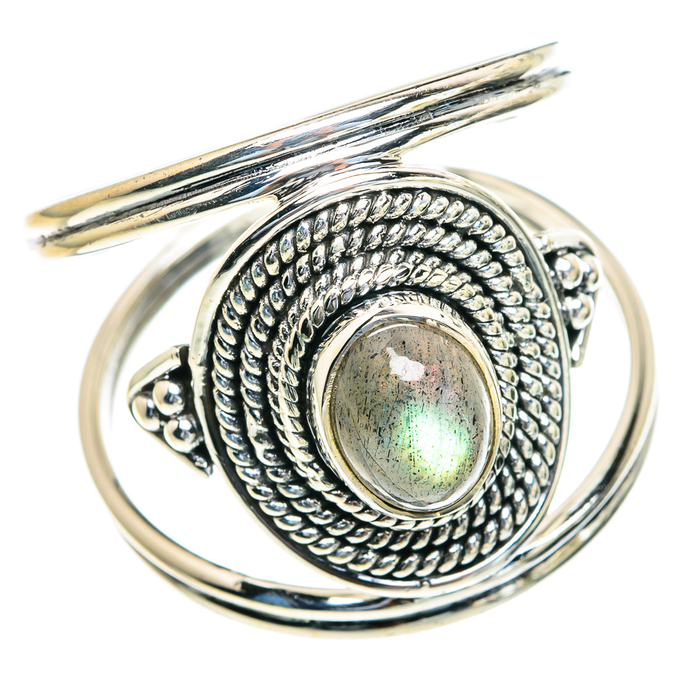 Labradorite Rings handcrafted by Anasilvercos - RING82153