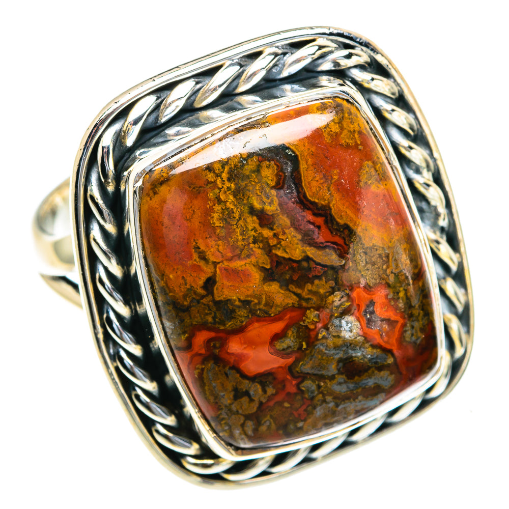 Moroccan Agate Rings handcrafted by Anasilvercos - RING82156