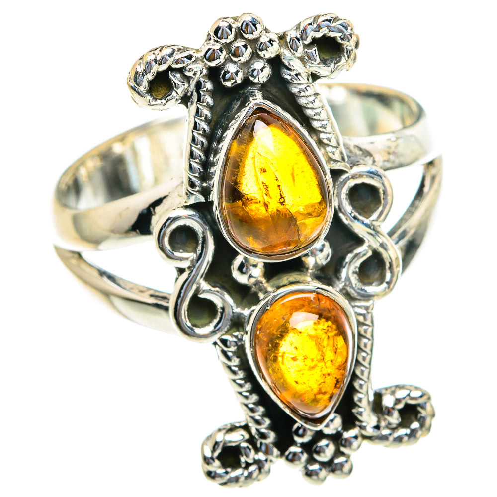 Baltic Amber Rings handcrafted by Anasilvercos - RING82162