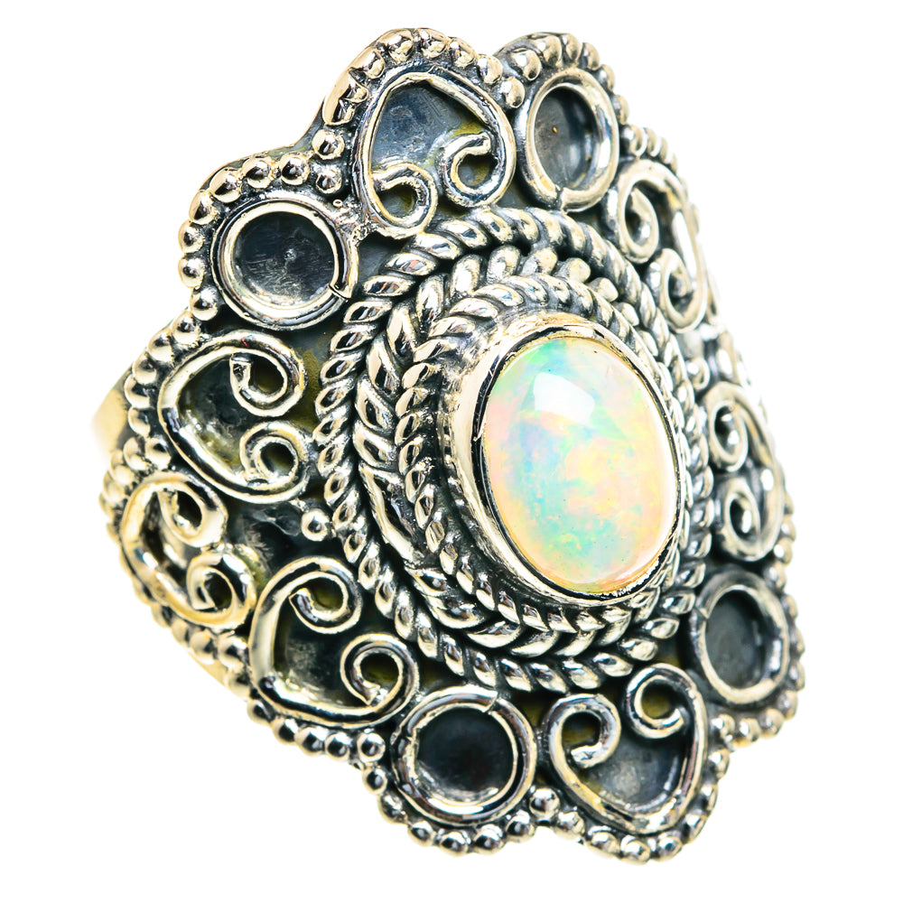 Ethiopian Opal Rings handcrafted by Anasilvercos - RING82175