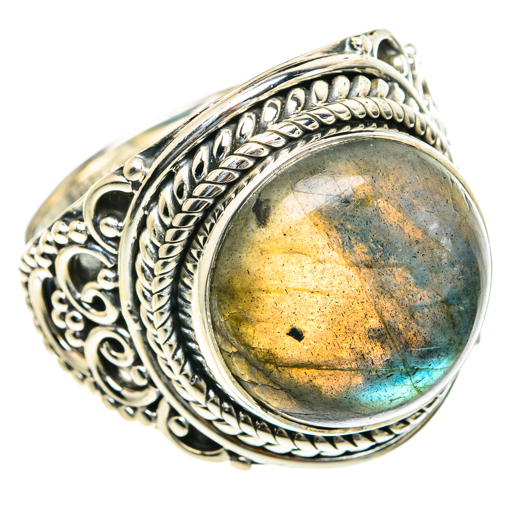 Labradorite Rings handcrafted by Anasilvercos - RING82183