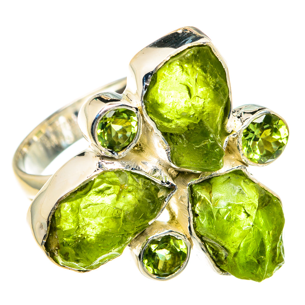 Peridot Rings handcrafted by Anasilvercos - RING82190