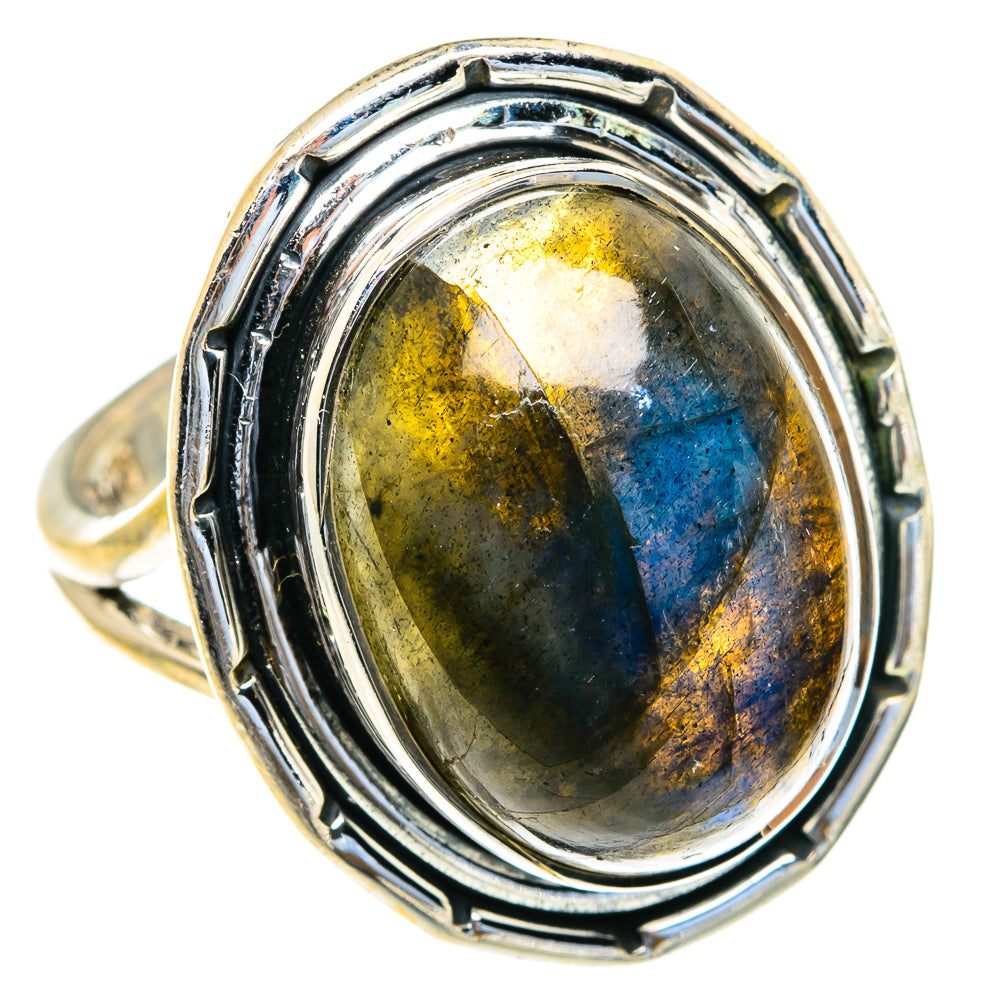 Labradorite Rings handcrafted by Anasilvercos - RING82193