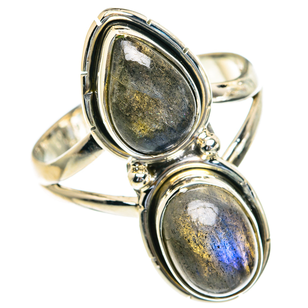 Labradorite Rings handcrafted by Anasilvercos - RING82198