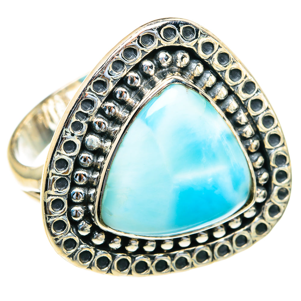 Larimar Rings handcrafted by Anasilvercos - RING82200
