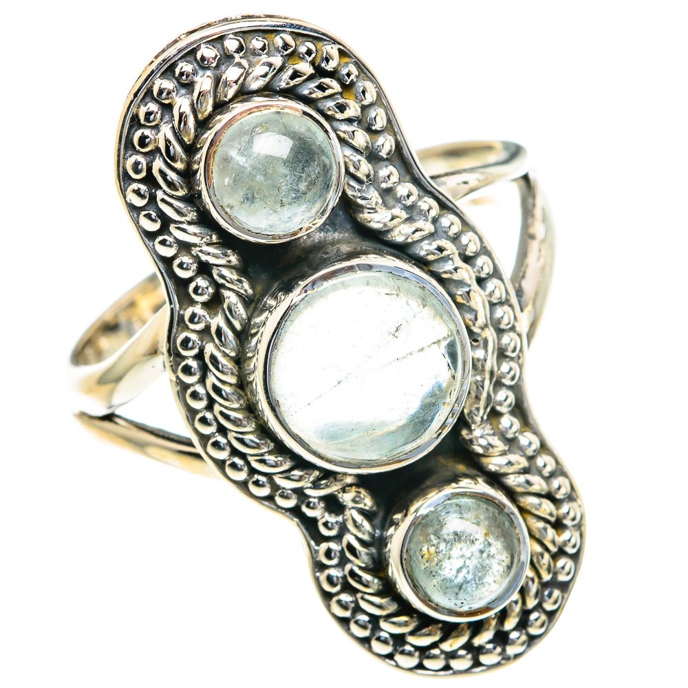 Aquamarine Rings handcrafted by Anasilvercos - RING82201