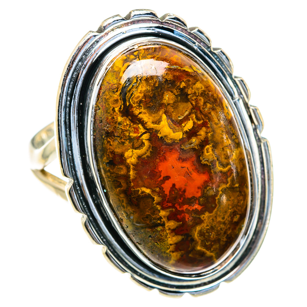 Moroccan Agate Rings handcrafted by Anasilvercos - RING82206