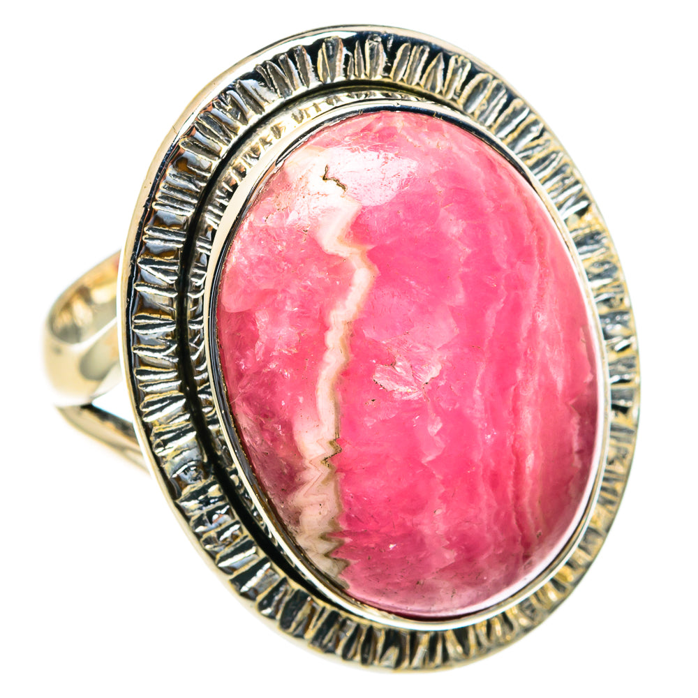 Rhodochrosite Rings handcrafted by Anasilvercos - RING82213