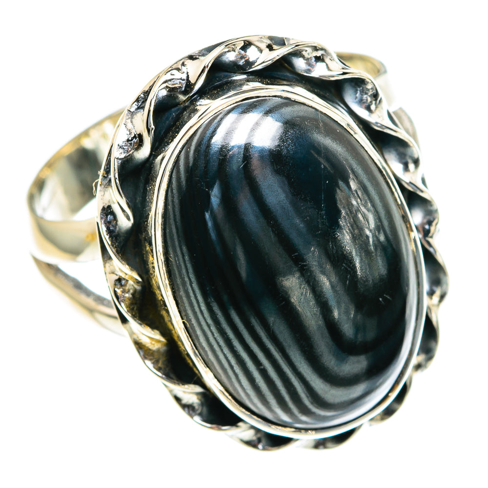 Psilomelane Rings handcrafted by Anasilvercos - RING82216