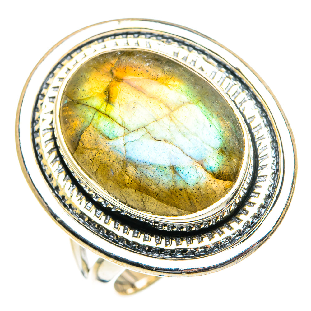 Labradorite Rings handcrafted by Anasilvercos - RING82223
