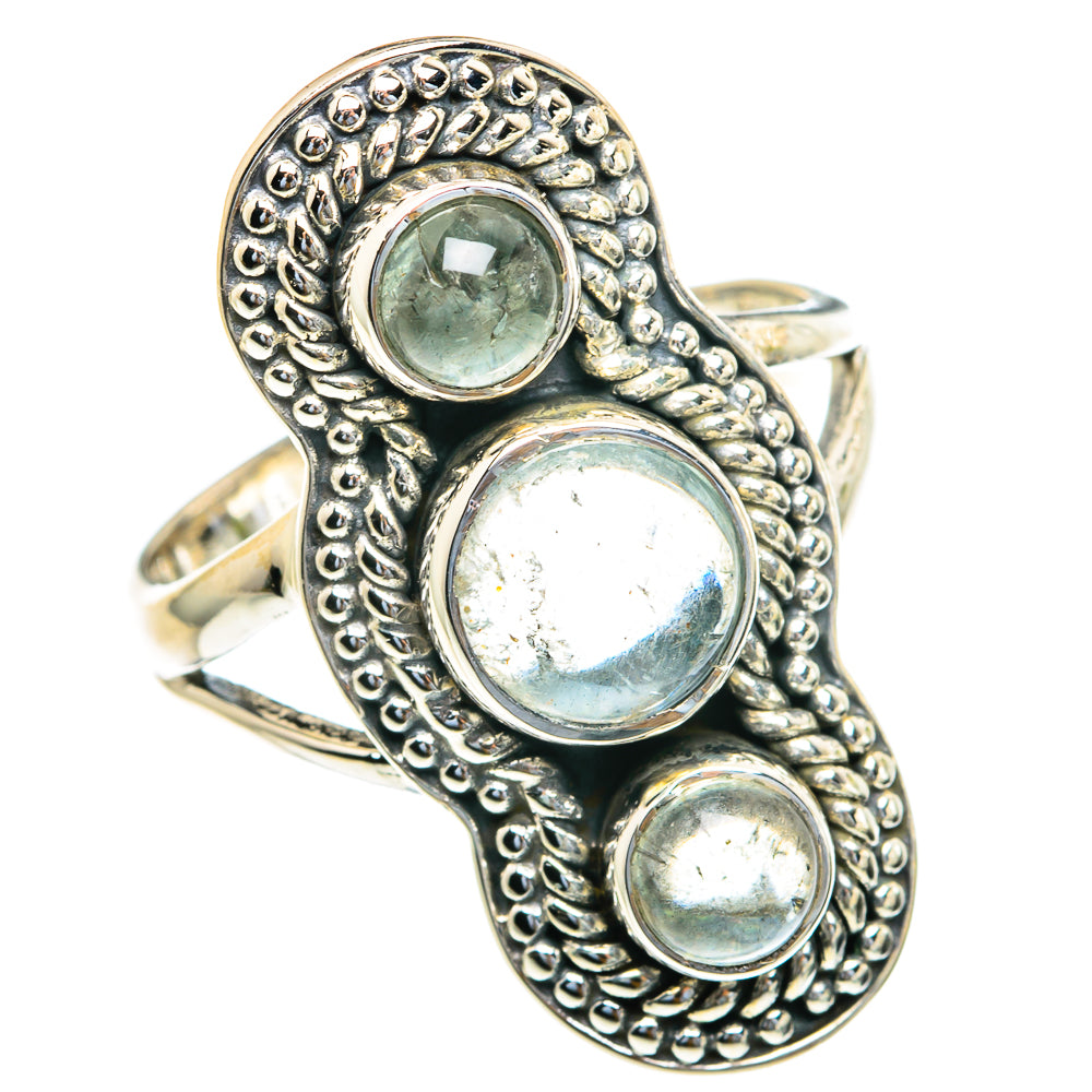 Aquamarine Rings handcrafted by Anasilvercos - RING82228
