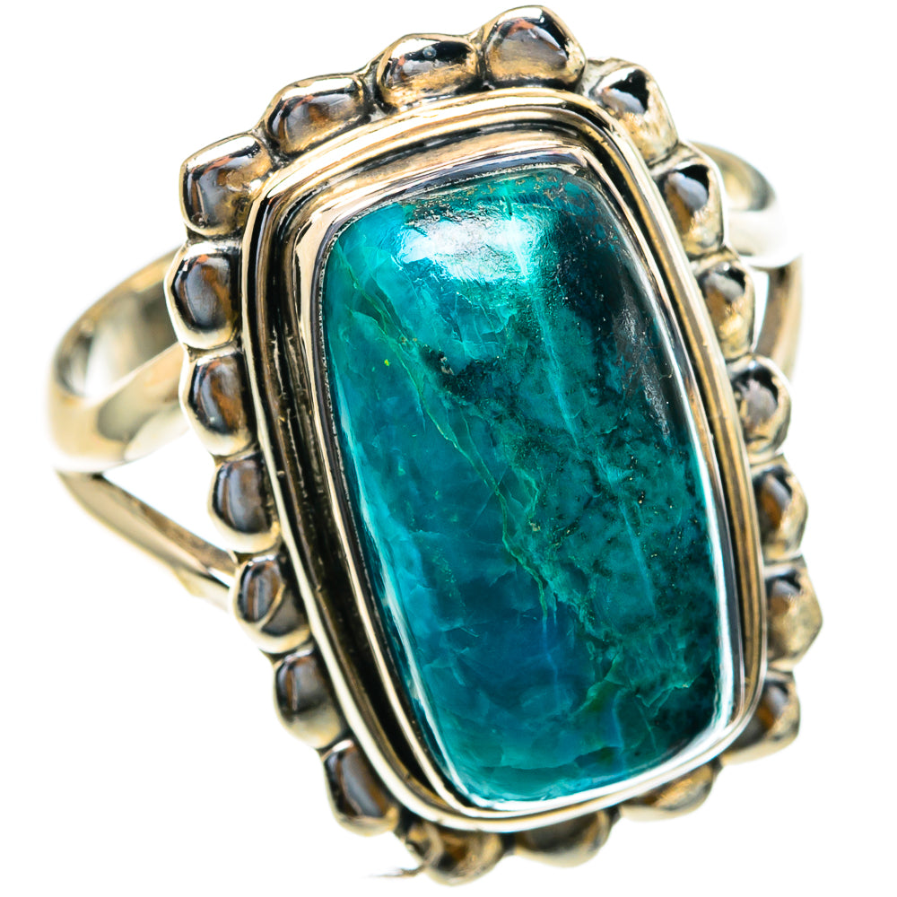 Chrysocolla Rings handcrafted by Anasilvercos - RING82231