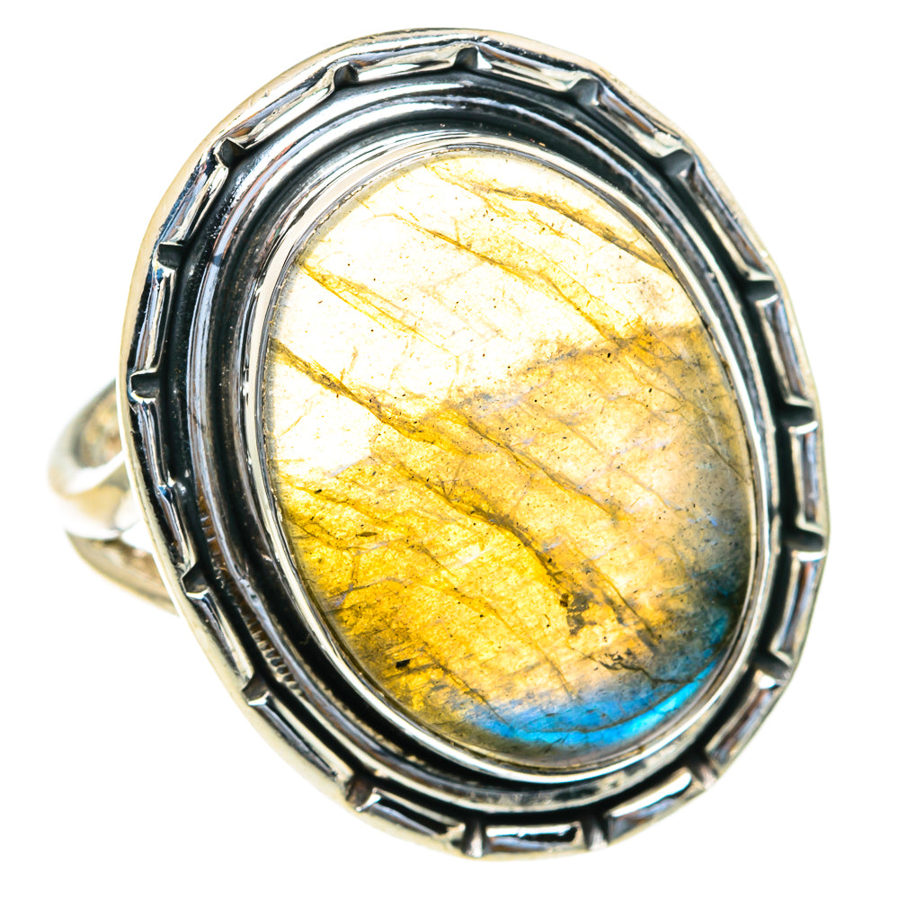 Labradorite Rings handcrafted by Anasilvercos - RING82233