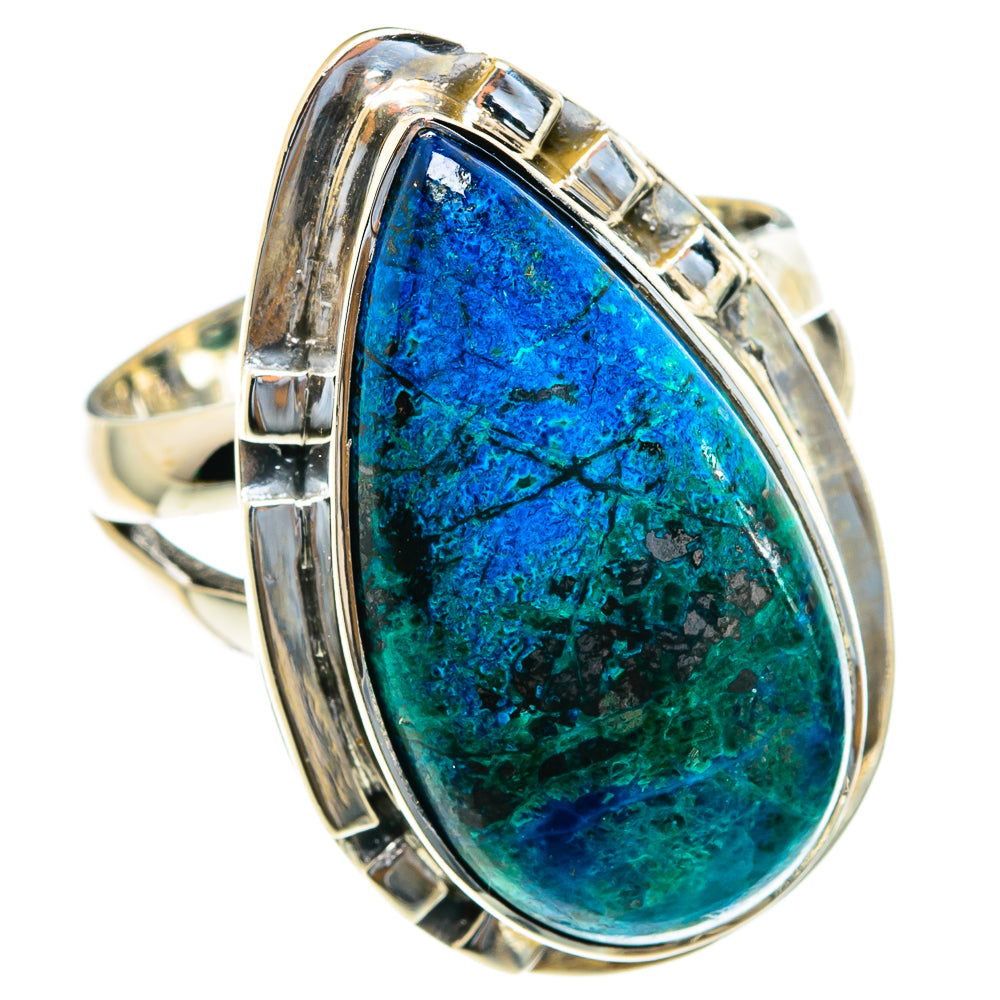 Chrysocolla Rings handcrafted by Anasilvercos - RING82235