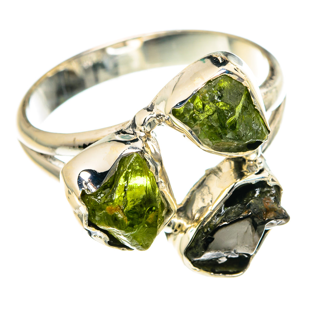 Peridot Rings handcrafted by Anasilvercos - RING82238
