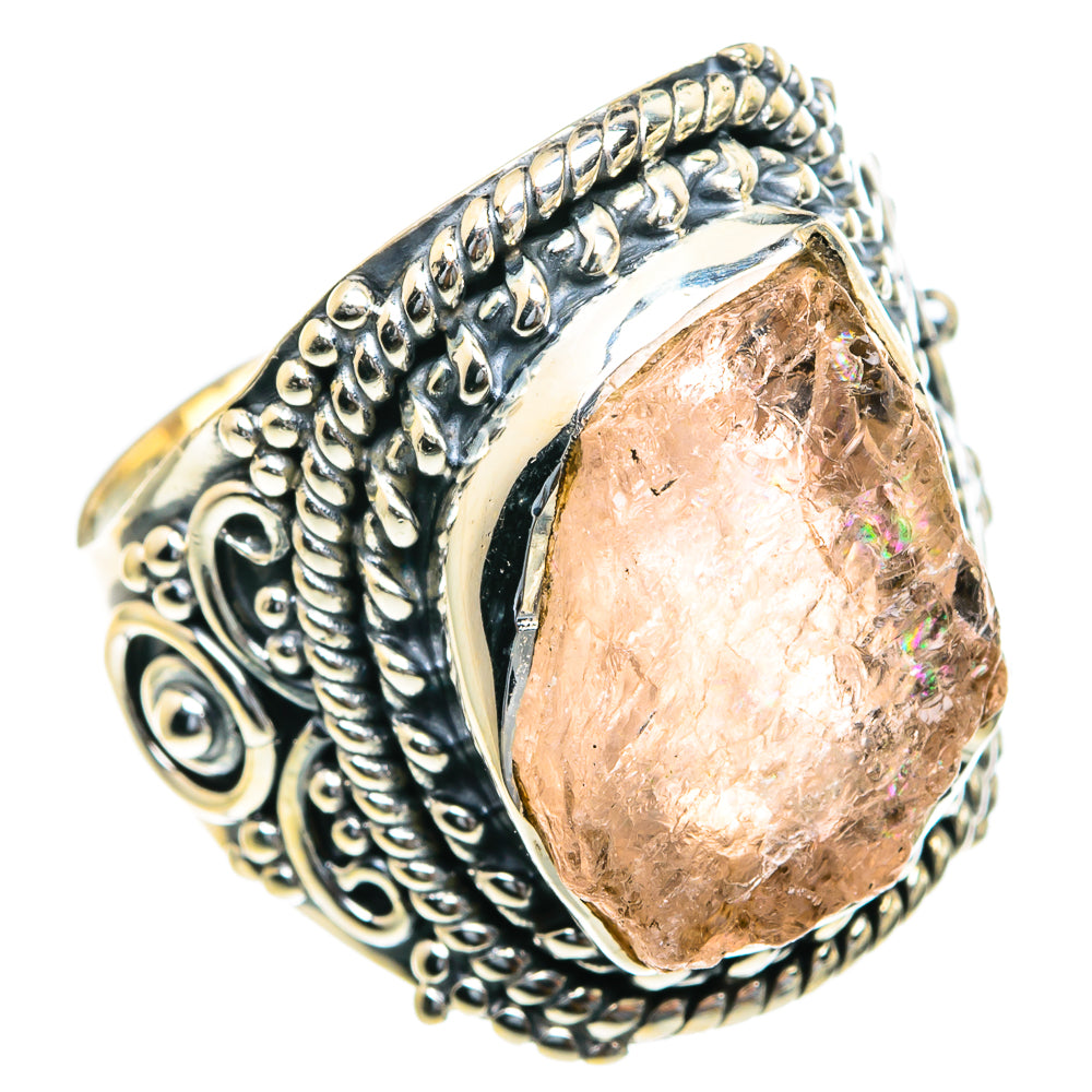 Rose Quartz Rings handcrafted by Anasilvercos - RING82249 - Photo 2