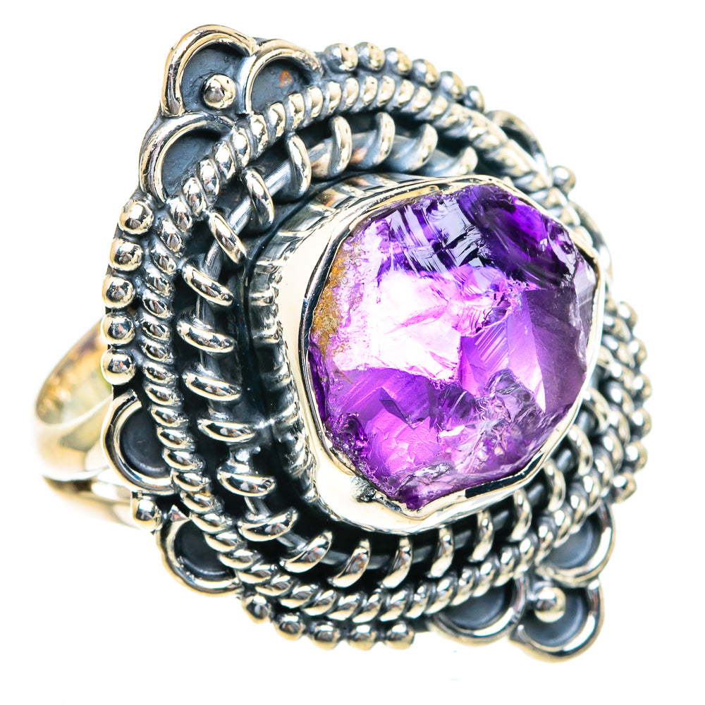 Amethyst Rings handcrafted by Anasilvercos - RING82250