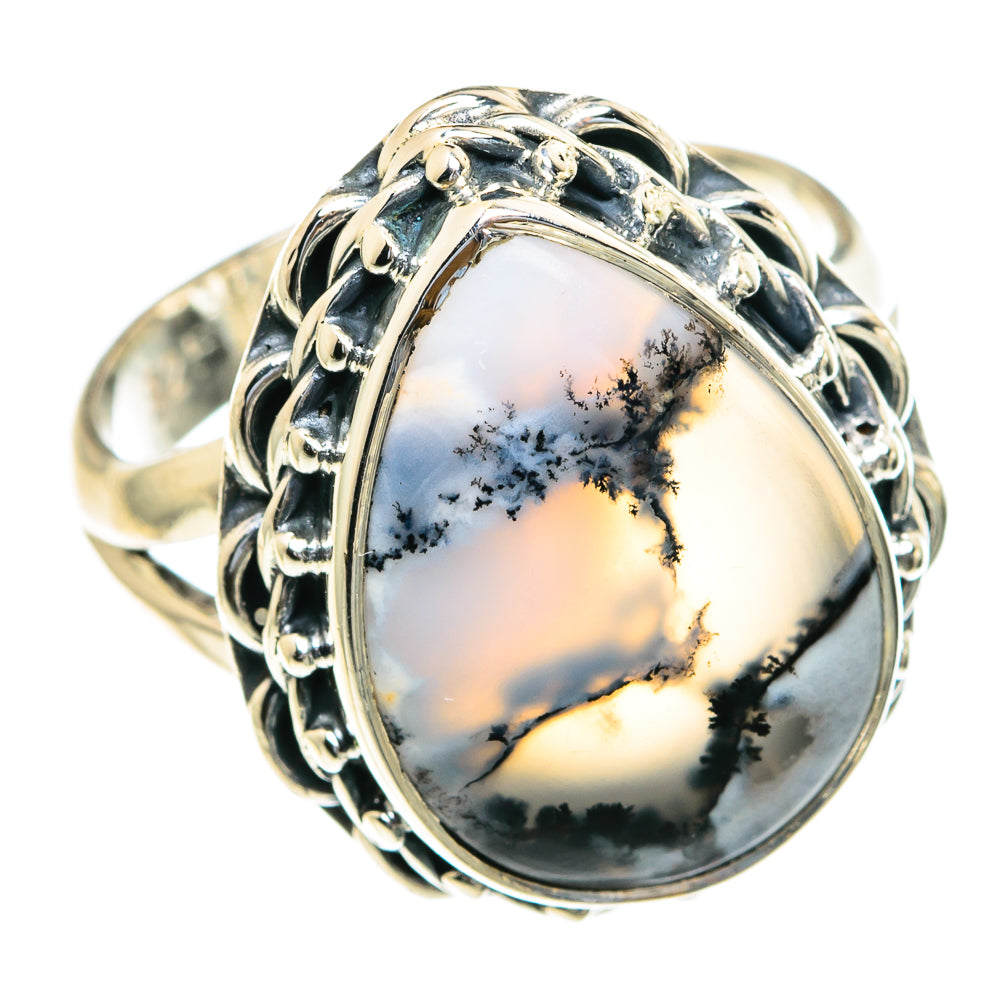 Dendritic Opal Rings handcrafted by Anasilvercos - RING82255