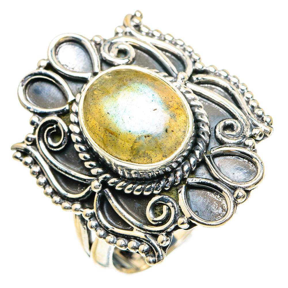 Labradorite Rings handcrafted by Anasilvercos - RING82266 - Photo 2