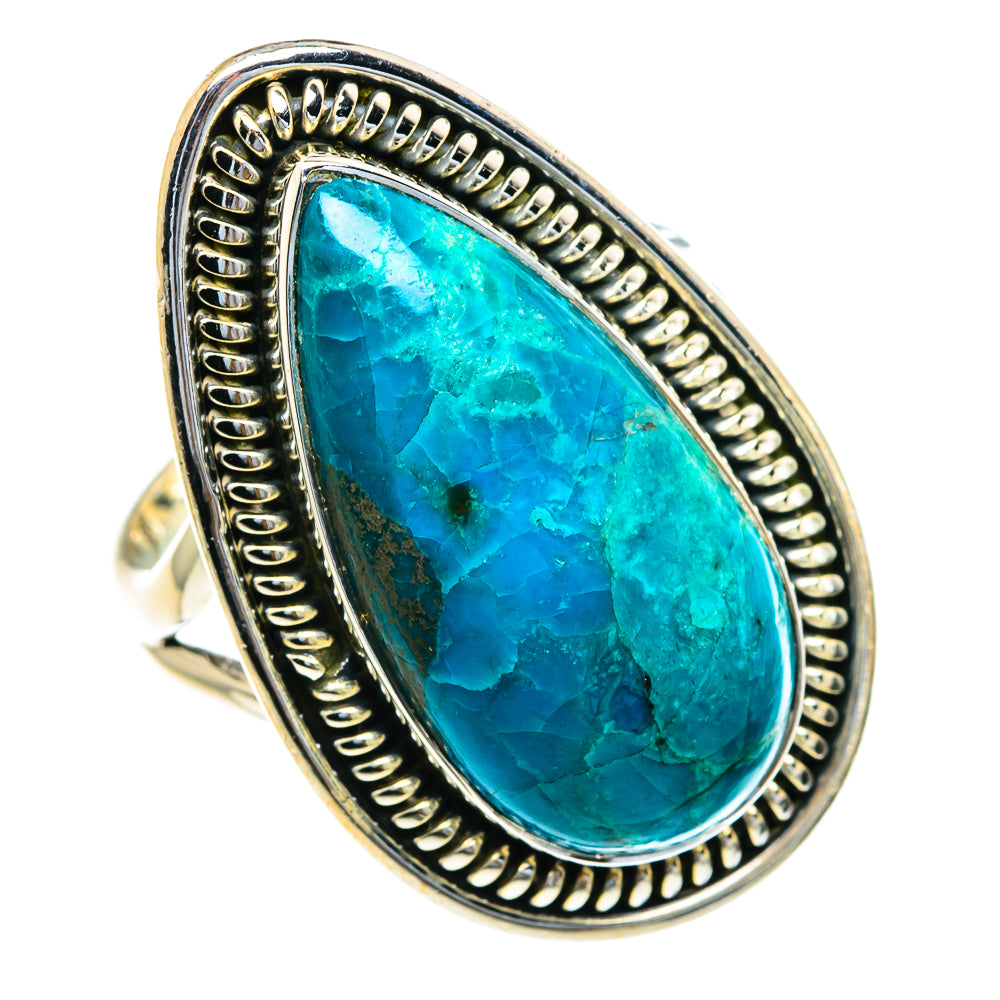 Chrysocolla Rings handcrafted by Anasilvercos - RING82275