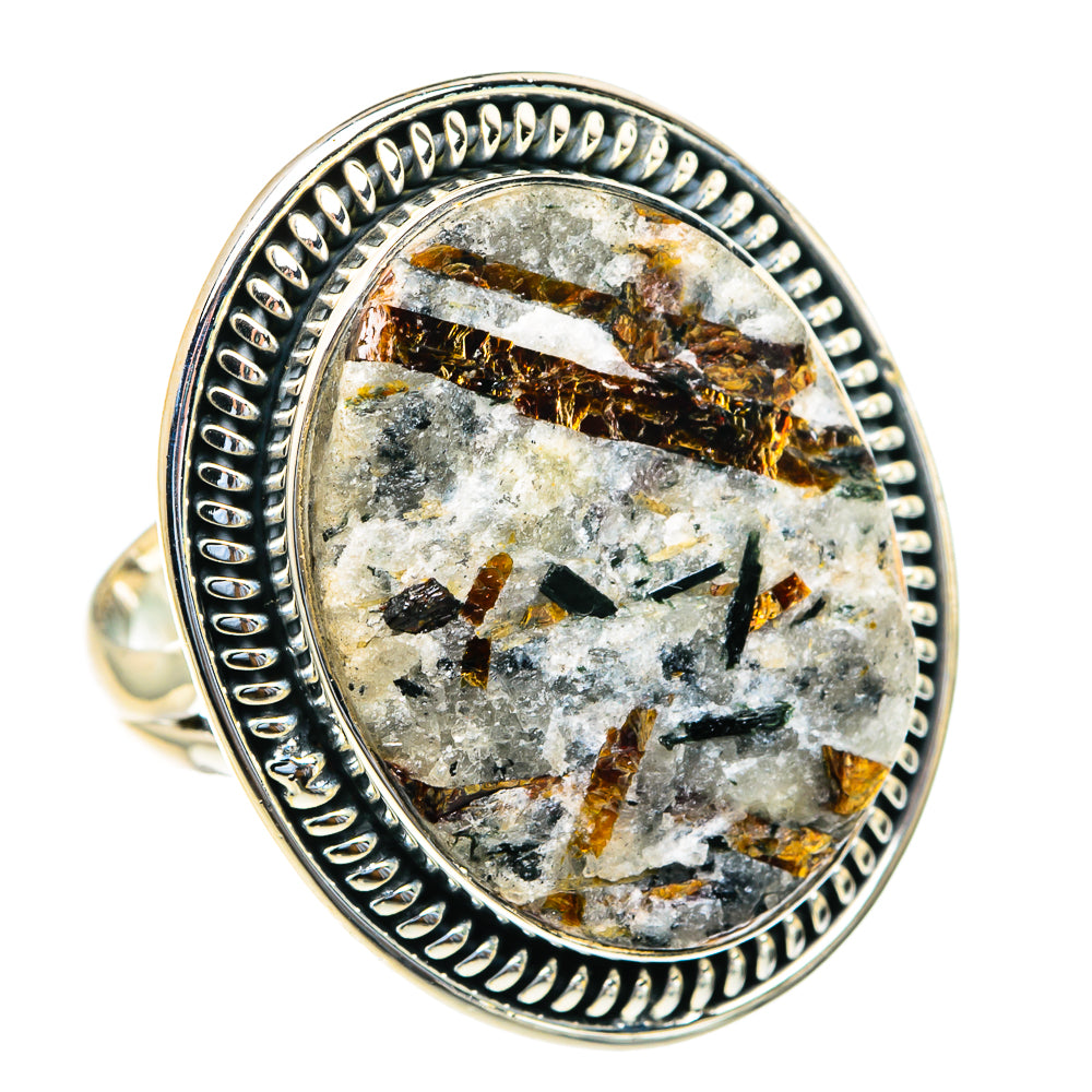 Astrophyllite Rings handcrafted by Anasilvercos - RING82288