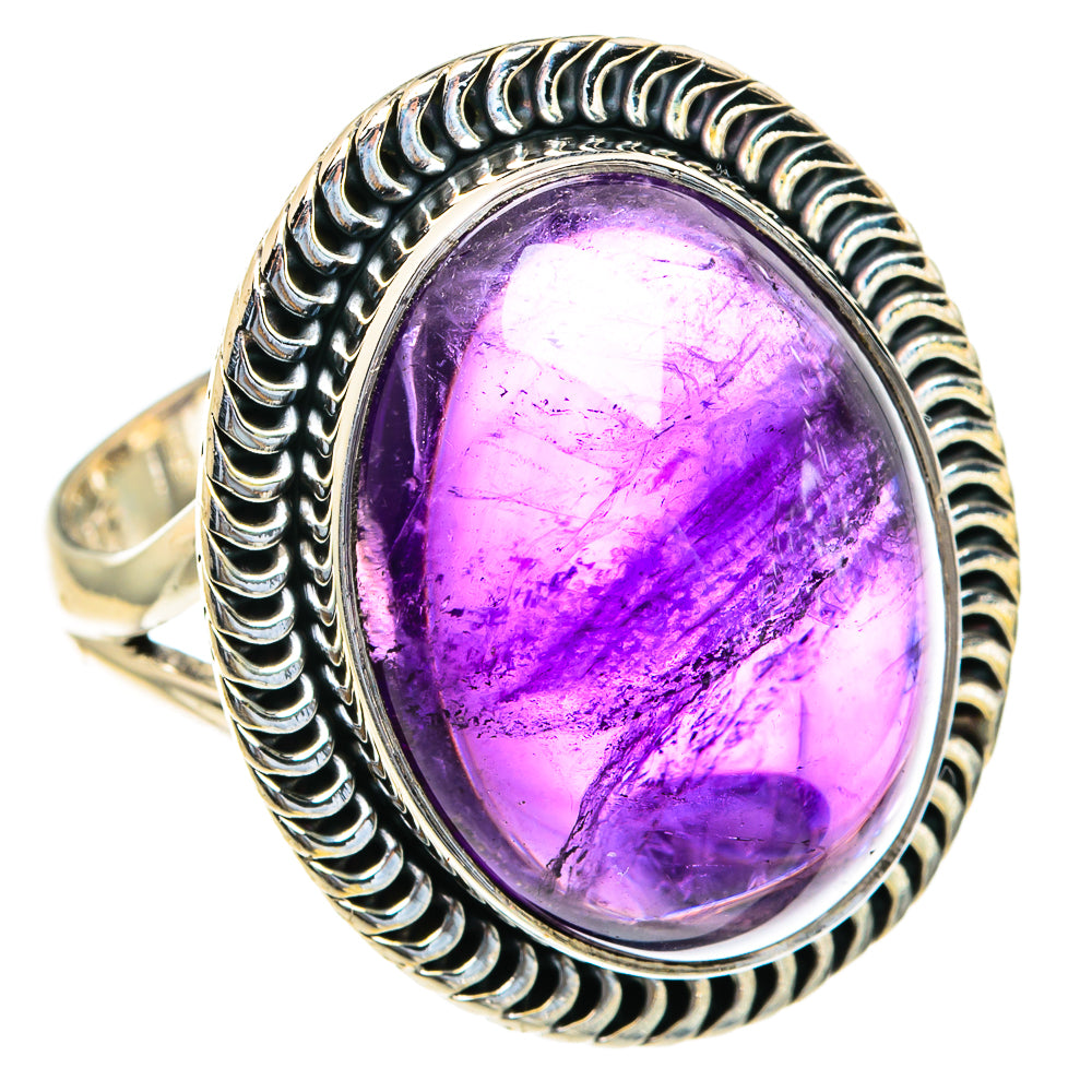 Amethyst Rings handcrafted by Anasilvercos - RING82296
