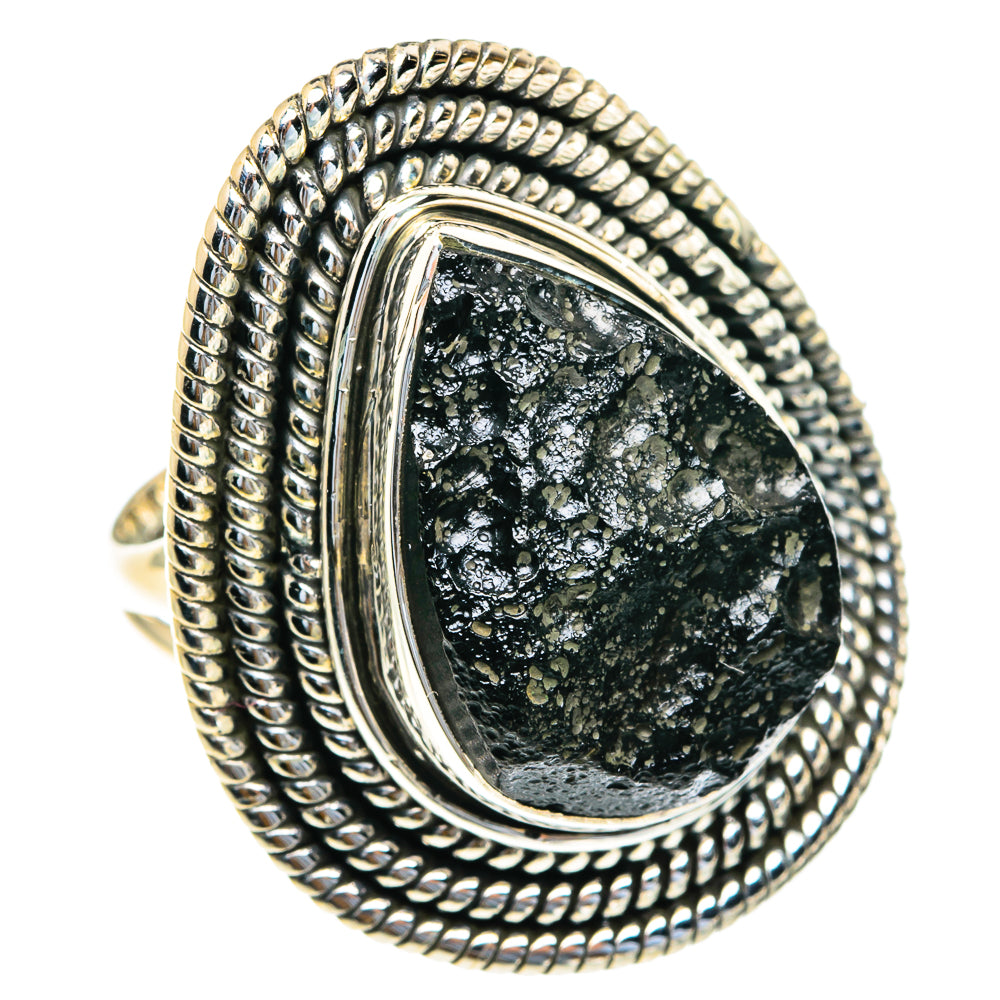 Tektite Rings handcrafted by Anasilvercos - RING82299 - Photo 2