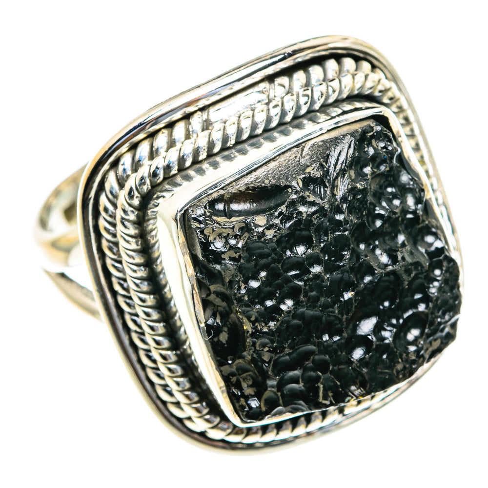 Tektite Rings handcrafted by Anasilvercos - RING82302 - Photo 2