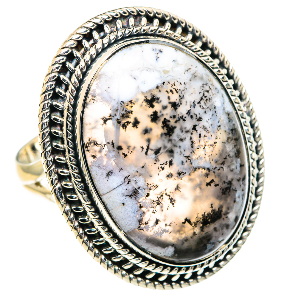 Dendritic Opal Rings handcrafted by Anasilvercos - RING82310