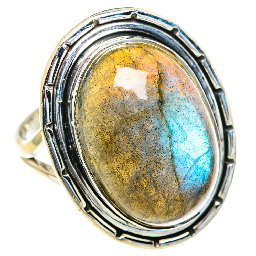 Labradorite Rings handcrafted by Anasilvercos - RING82319