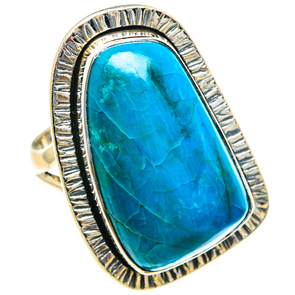 Chrysocolla Rings handcrafted by Anasilvercos - RING82323