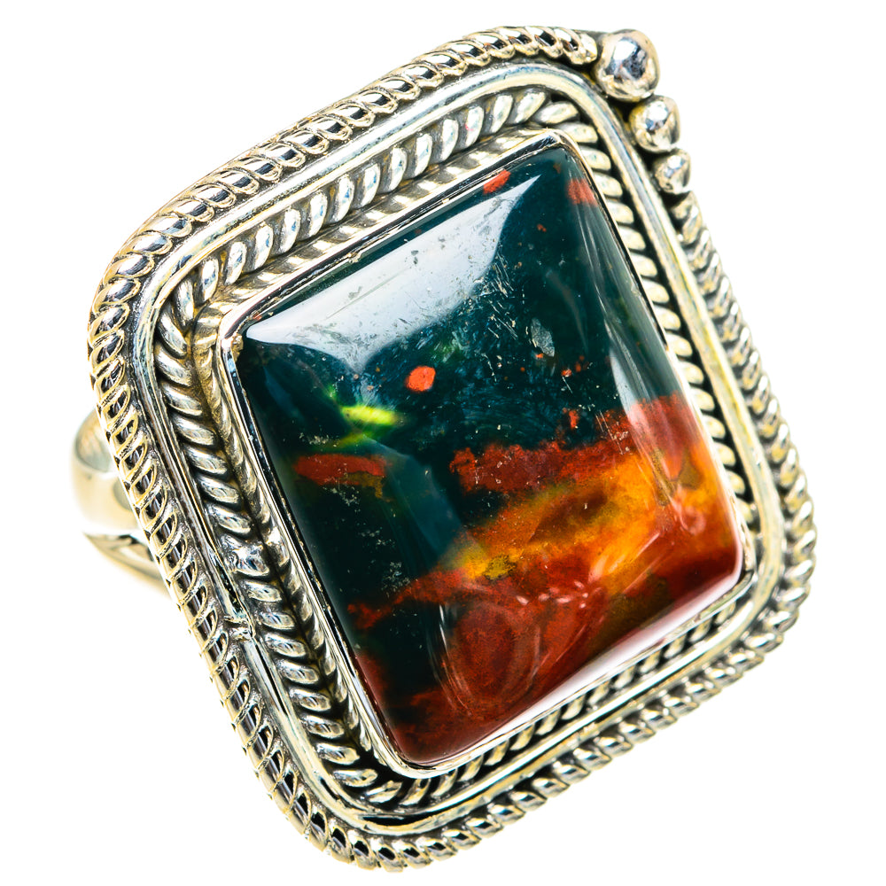 Bloodstone Rings handcrafted by Anasilvercos - RING82330