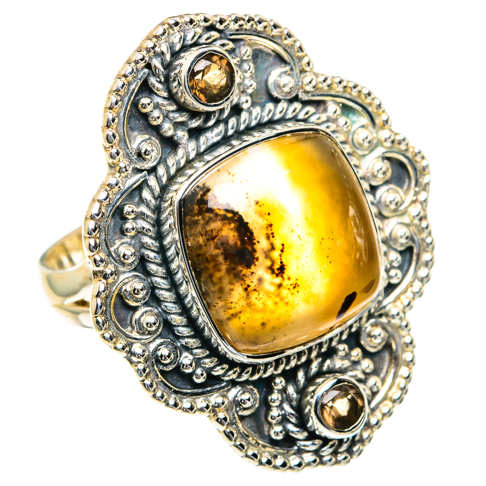Montana Agate Rings handcrafted by Anasilvercos - RING82332