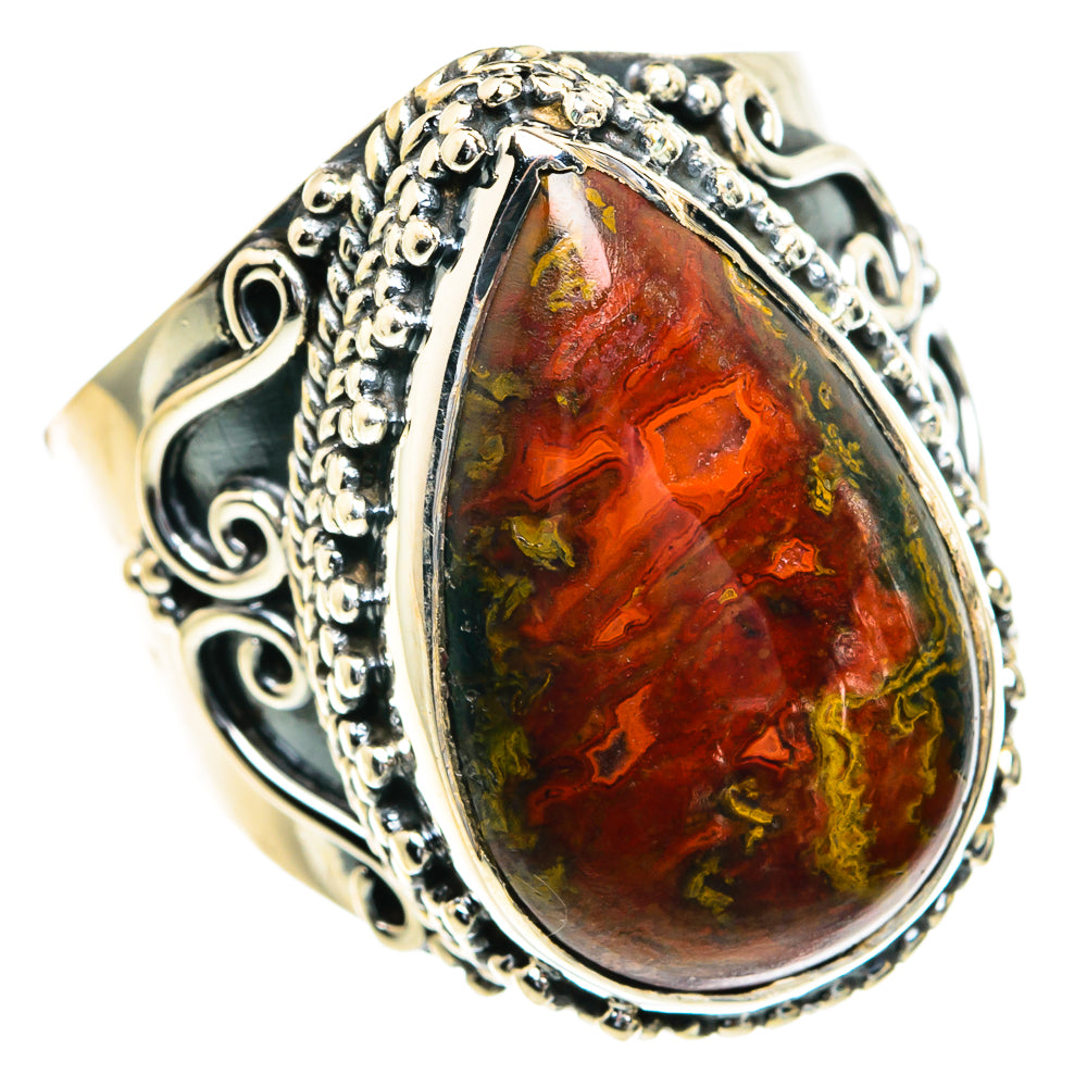 Moroccan Agate Rings handcrafted by Anasilvercos - RING82333